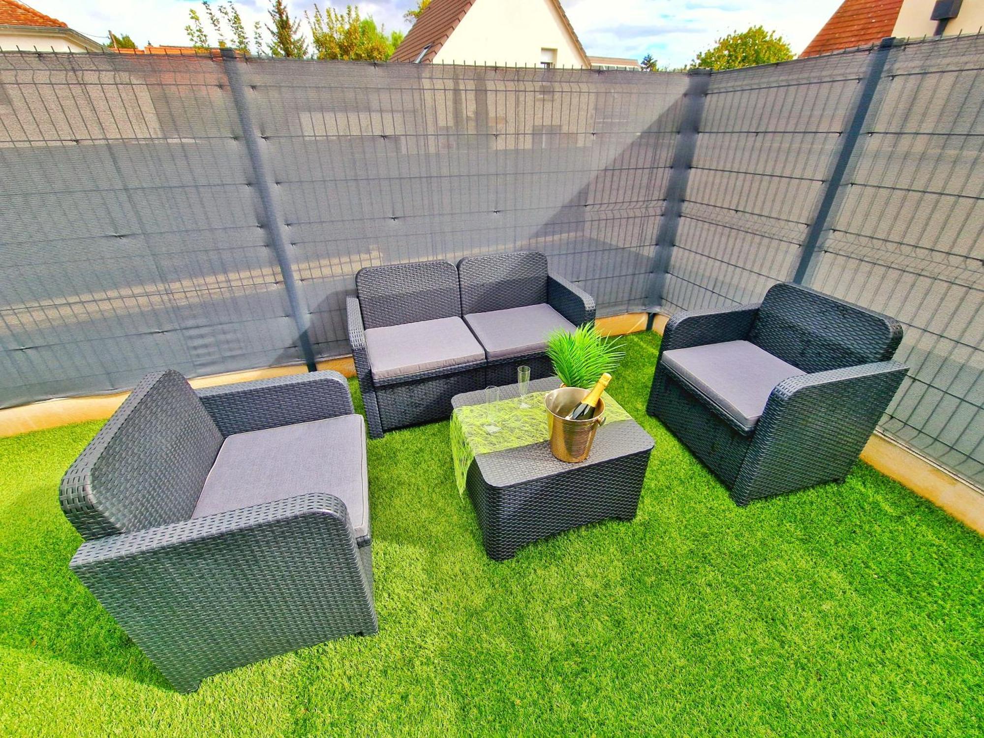 Relax Spa-4 Pers-Jacuzzi-Parking-Jardin-Clim-Colmar Muntzenheim Eksteriør bilde