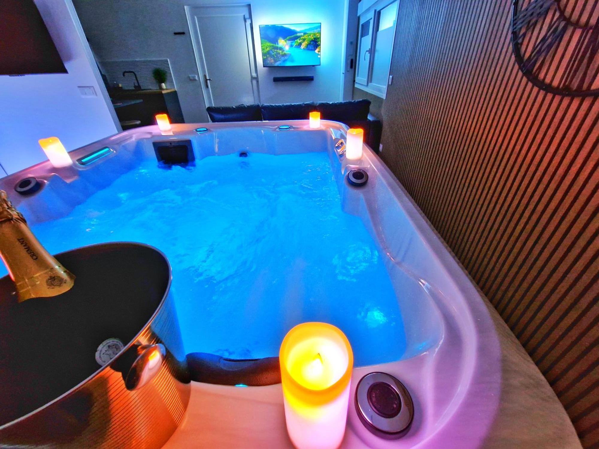 Relax Spa-4 Pers-Jacuzzi-Parking-Jardin-Clim-Colmar Muntzenheim Eksteriør bilde