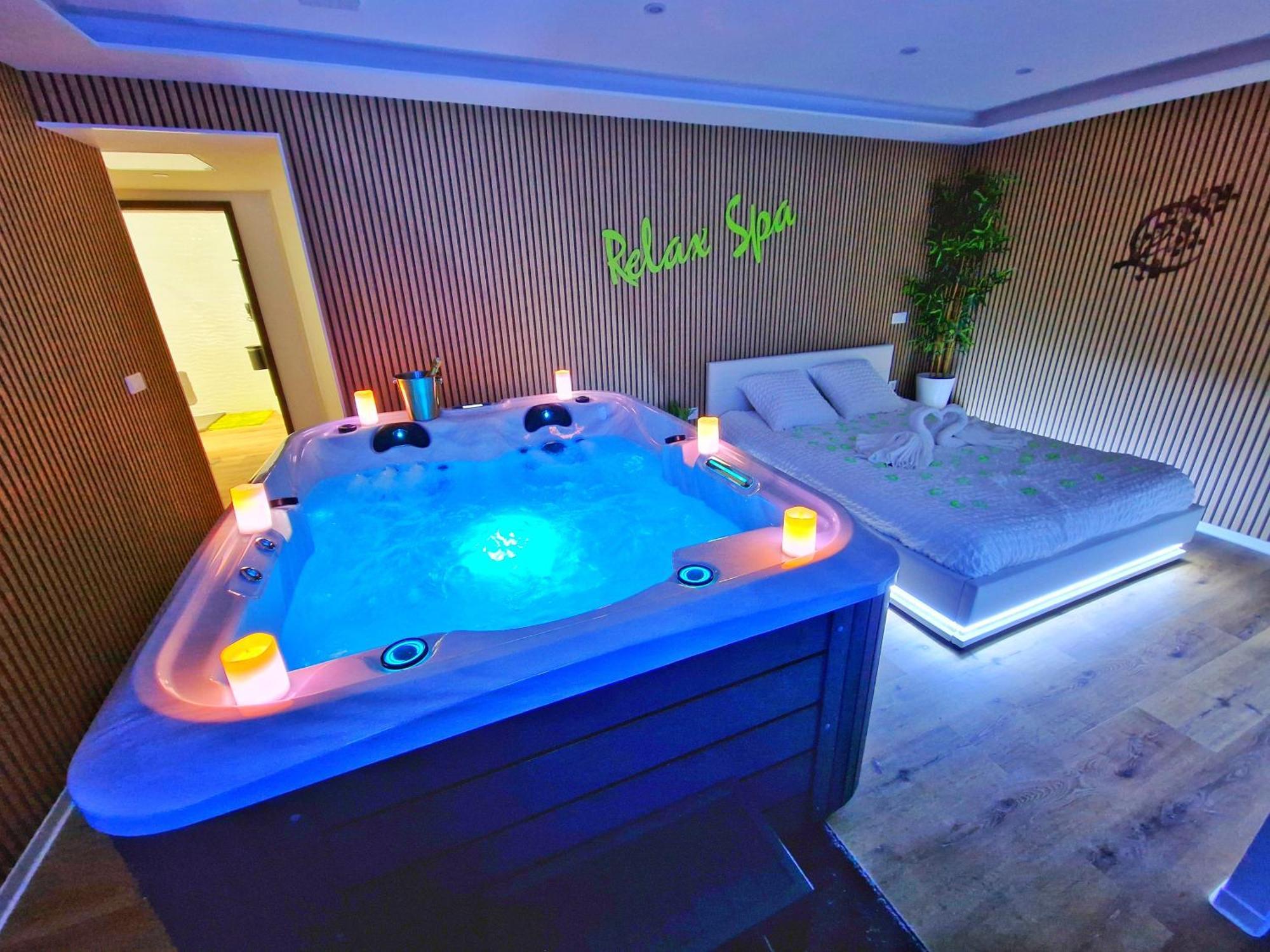 Relax Spa-4 Pers-Jacuzzi-Parking-Jardin-Clim-Colmar Muntzenheim Eksteriør bilde